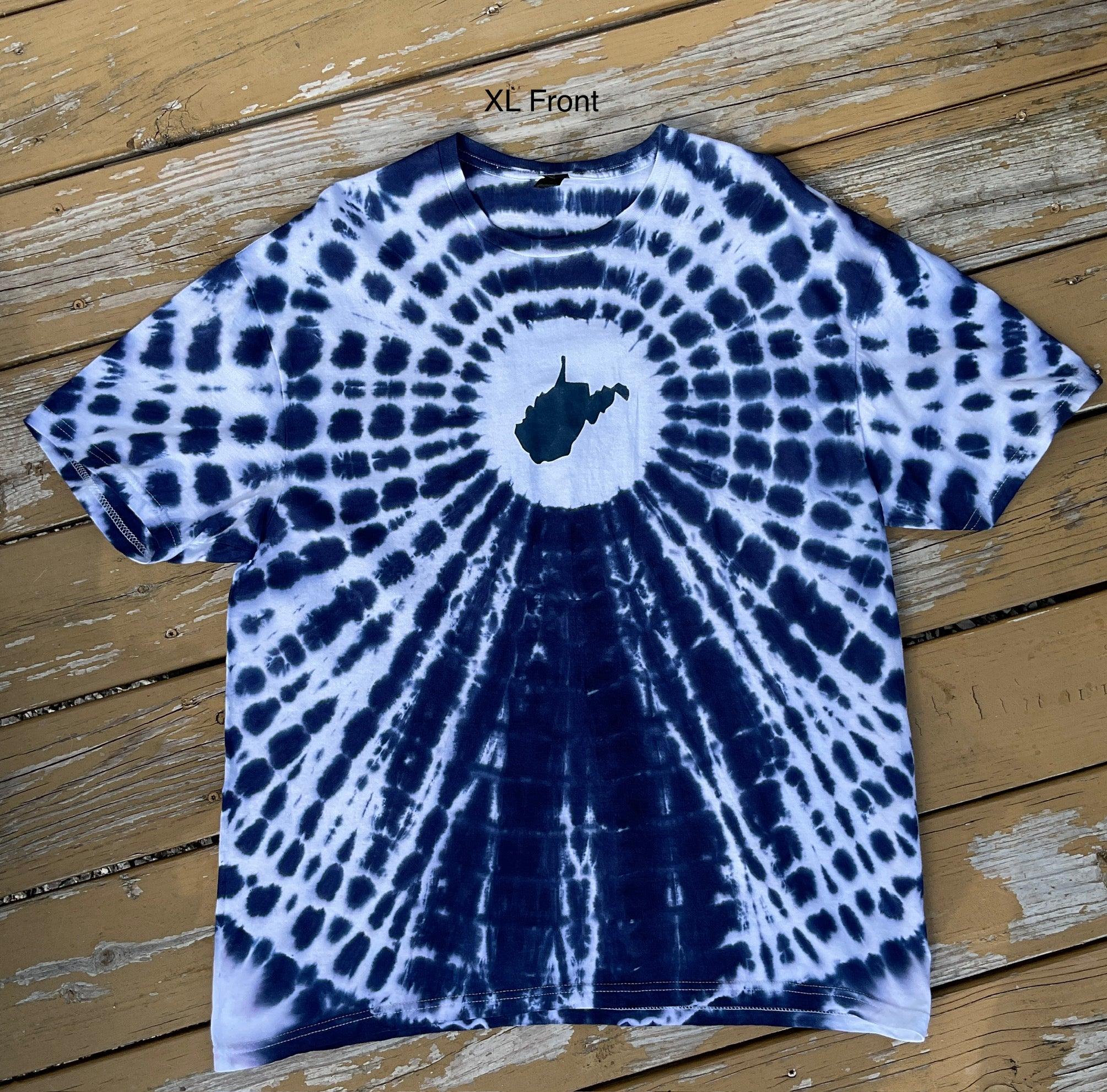 WV Blue and White State XL Unisex