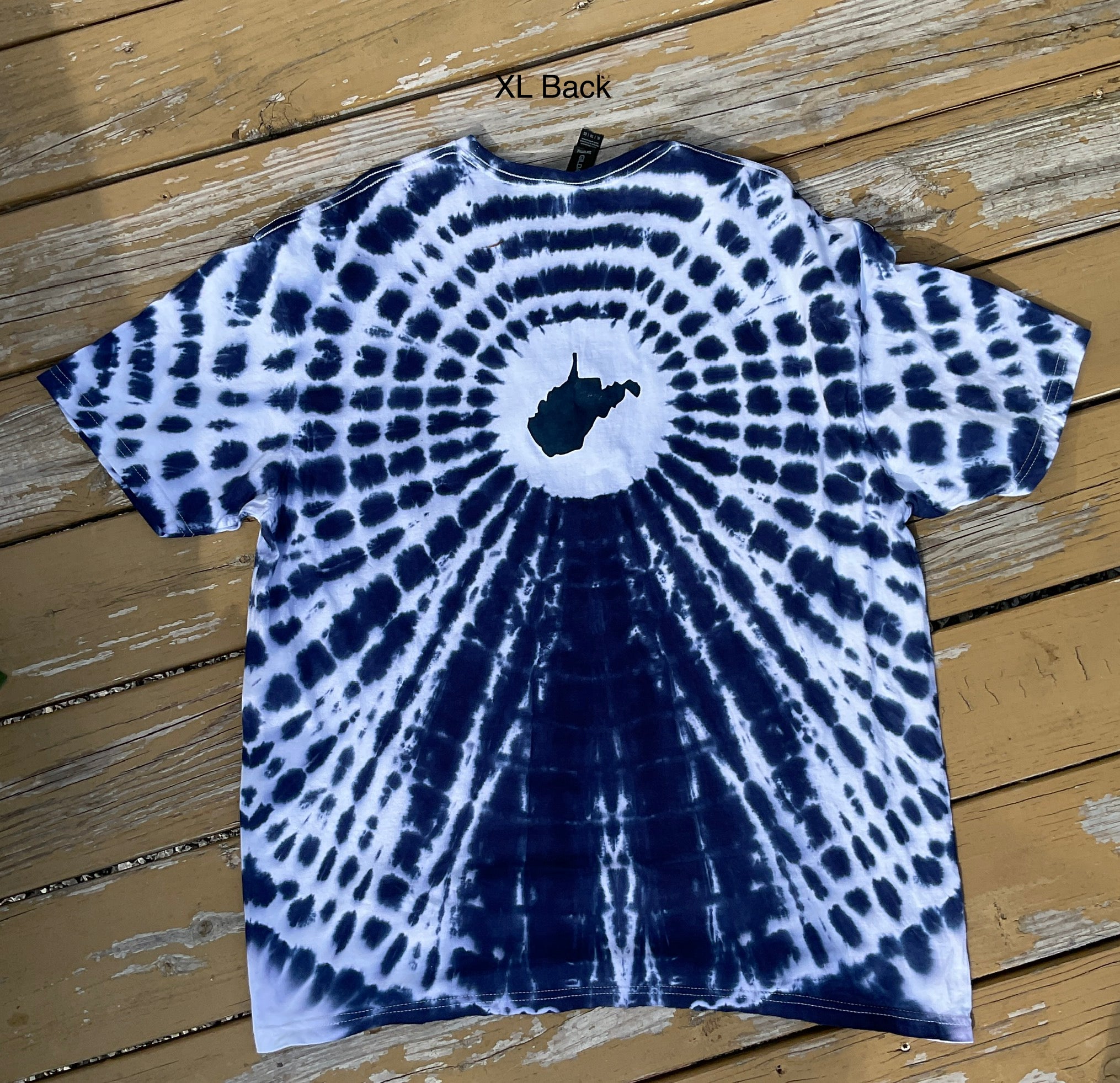 WV Blue and White State XL Unisex