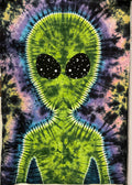 Alien Tapestry Tie-Dyed and Hand Painted 58X70