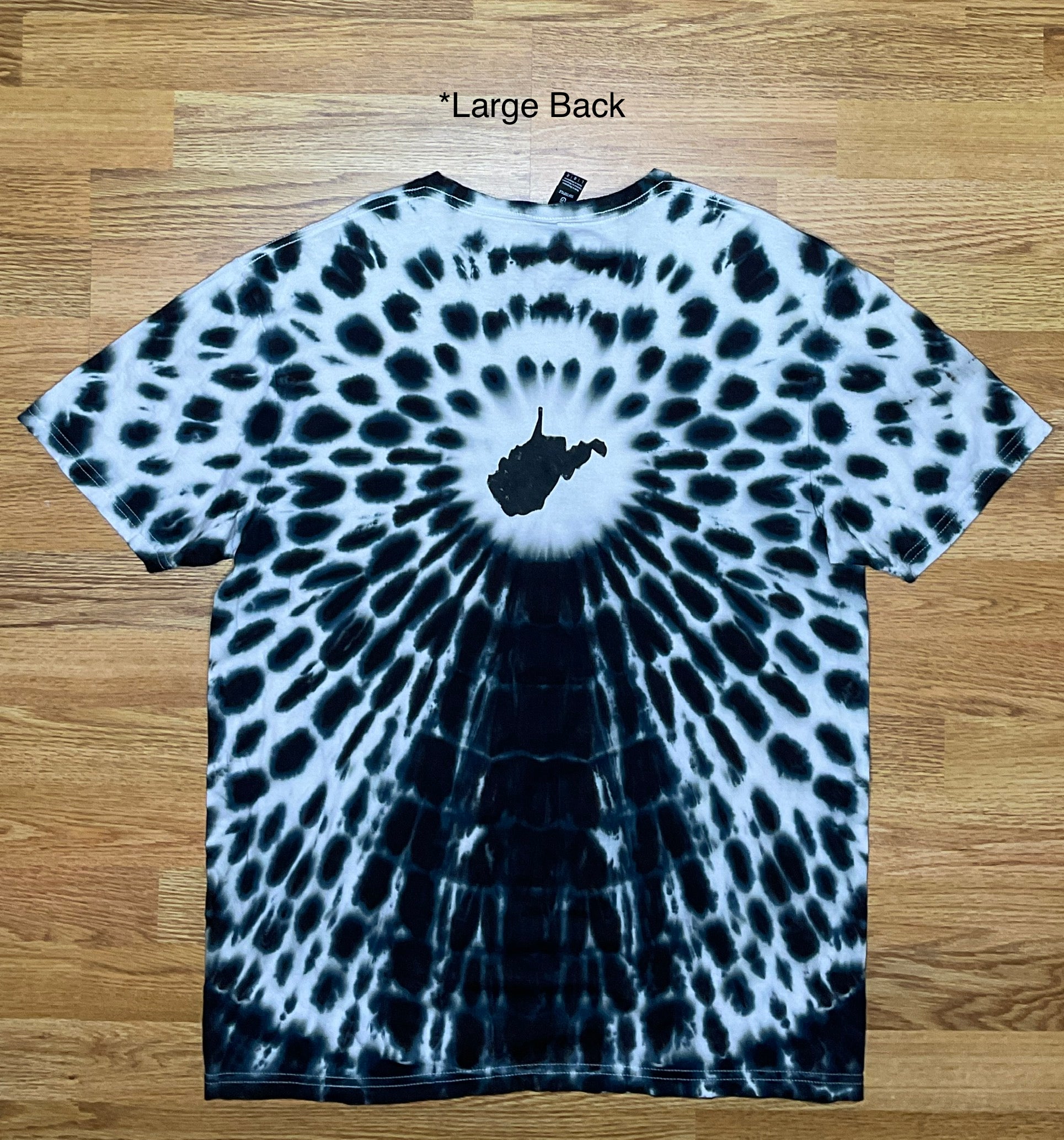 Large Unisex Black West Virginia State