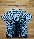 Large Unisex Black West Virginia State