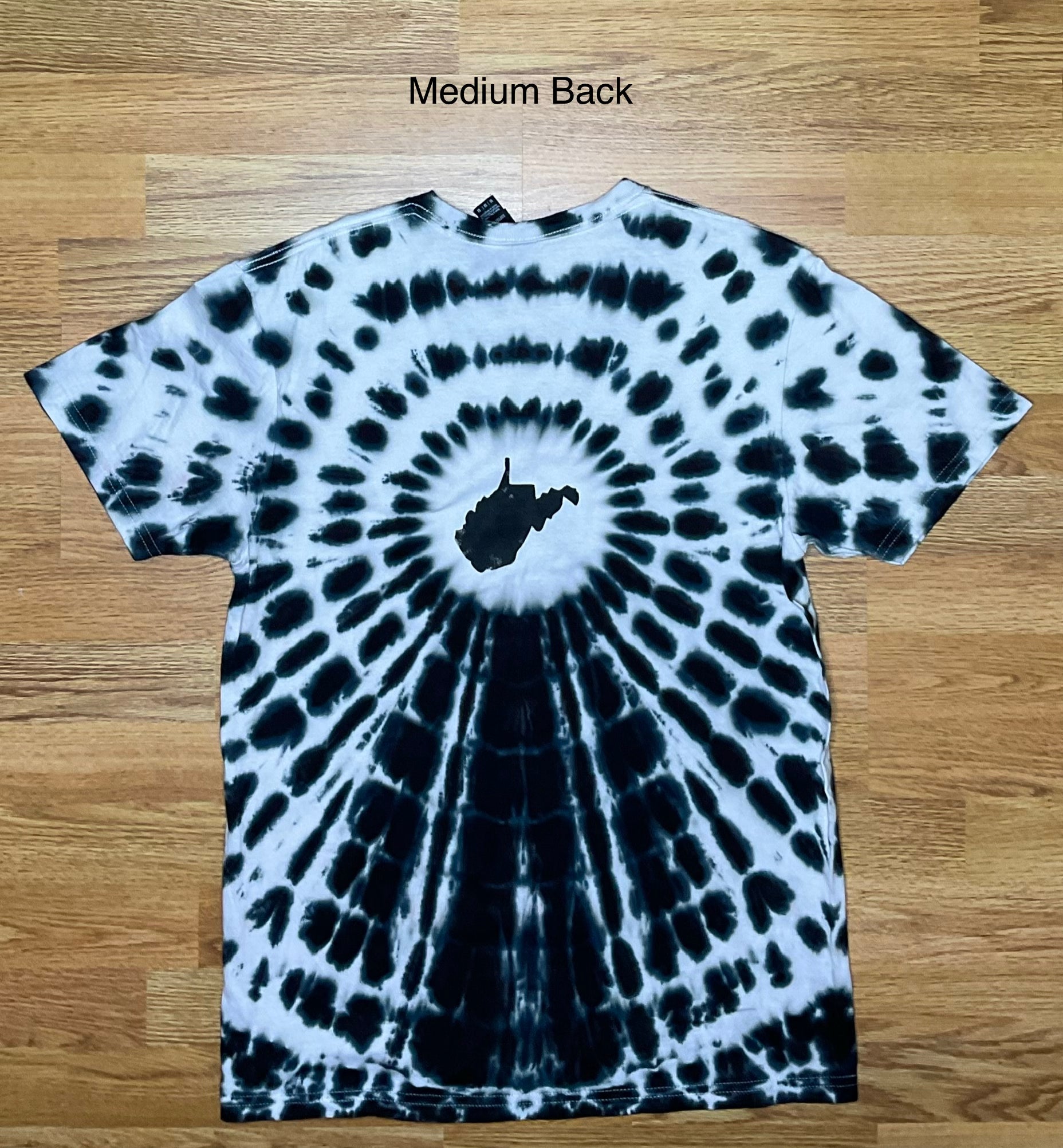 Medium Unisex Black West Virginia State