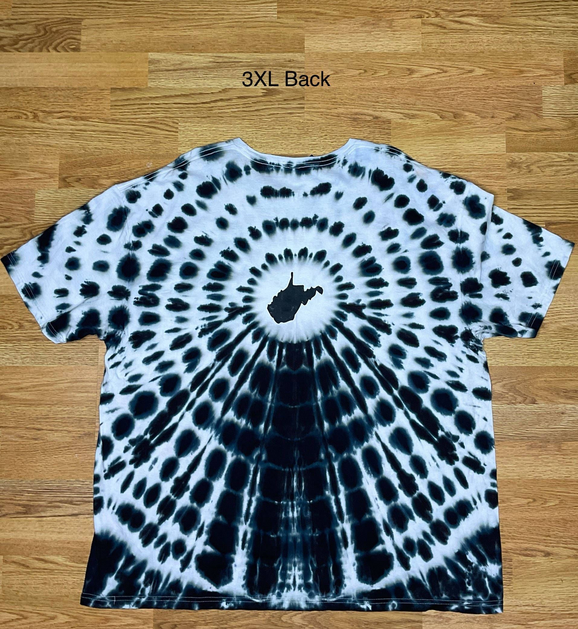 3XL Unisex Black West Virginia State