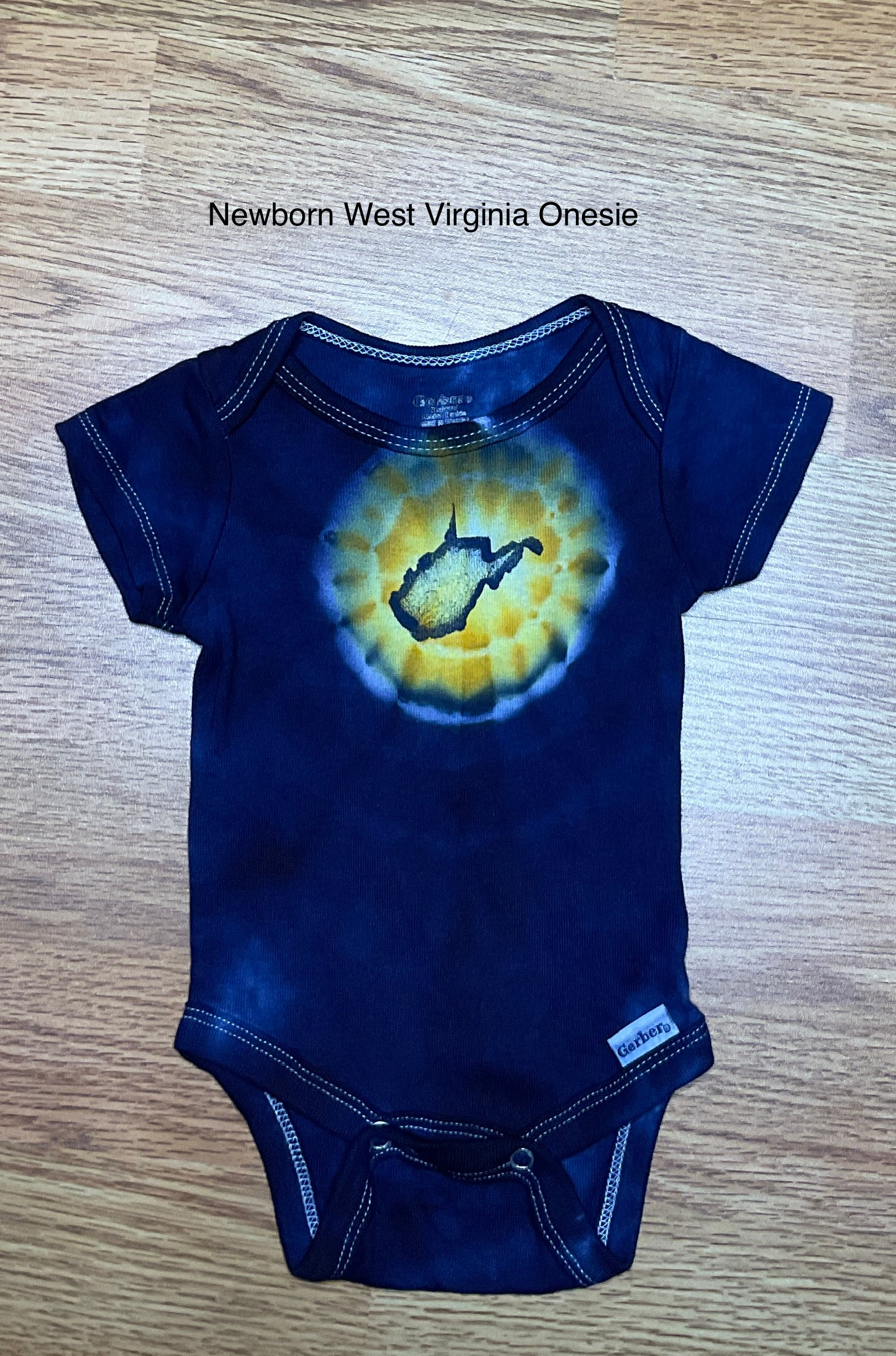 Newborn WV State Onesie