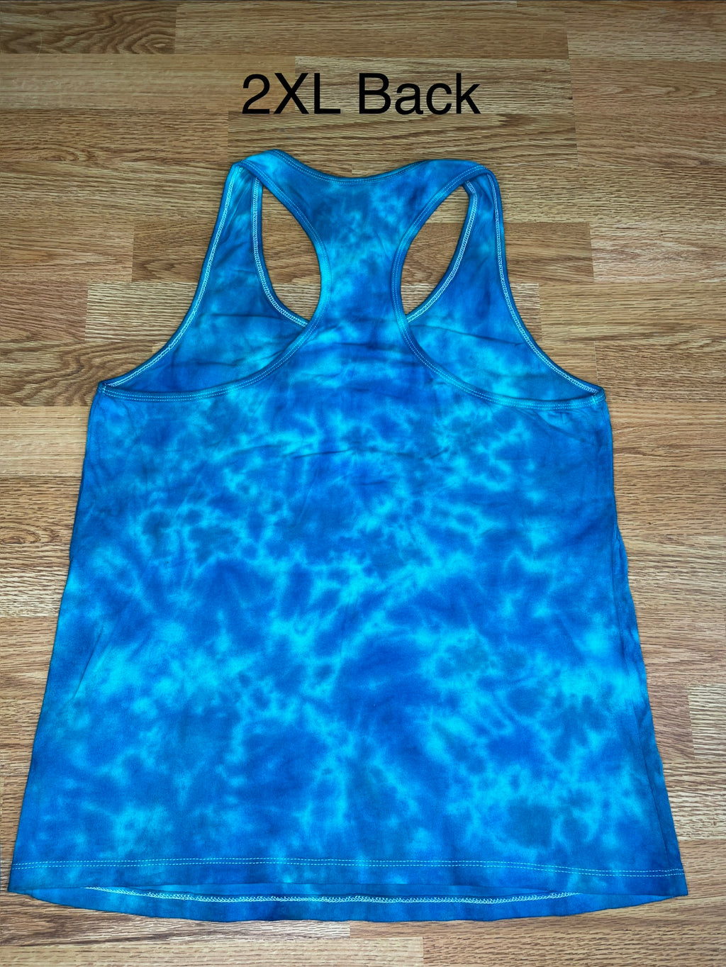 Free Spirit Tie Dye Ladies Racerback Tank 2XL