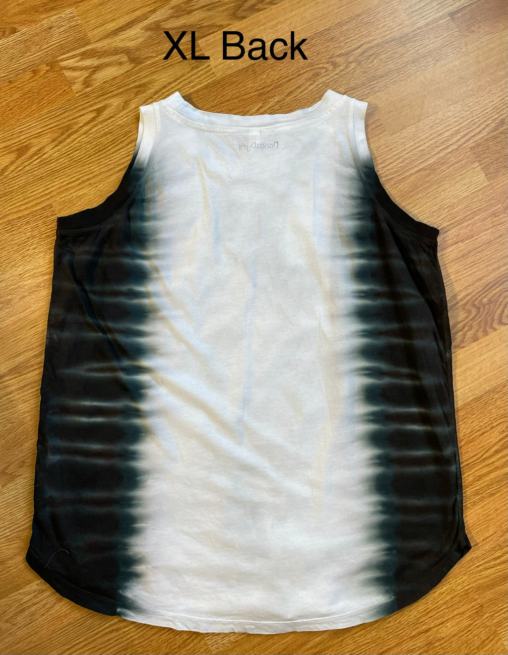 Large Black WV State Ladies Loose Fit Tank