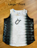Large* Black WV State Ladies Loose Fit Tank