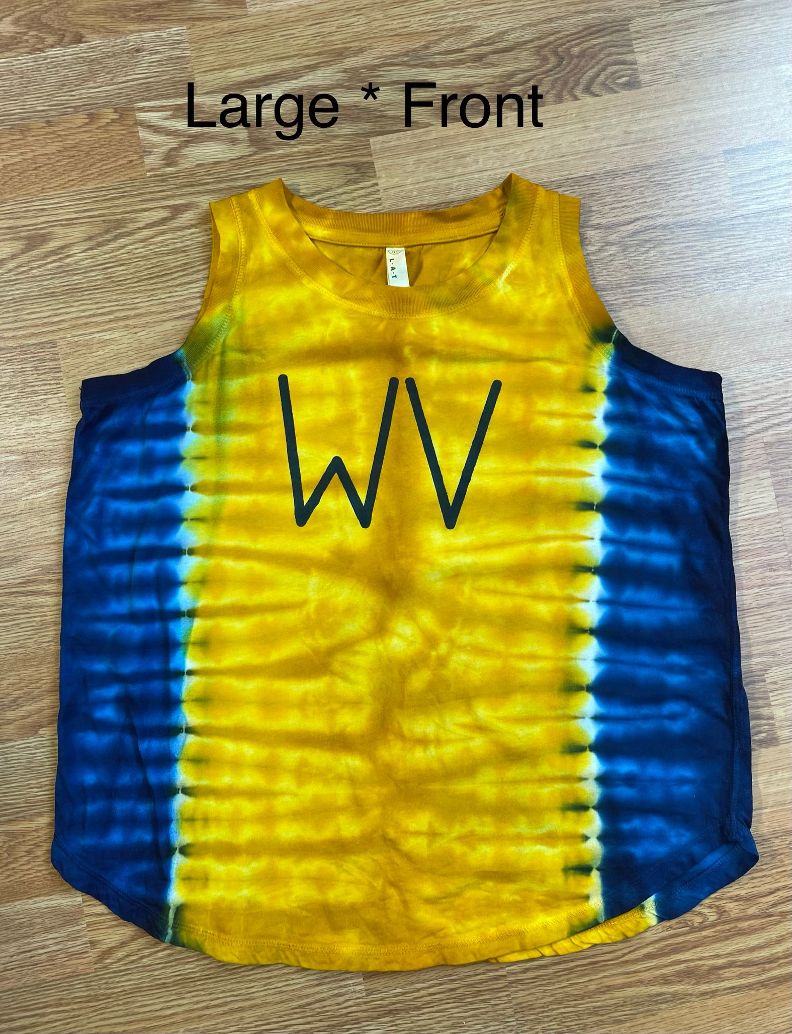 Large Blue and Gold WV Ladies Loose Fit Tank