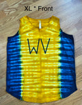 XL* Blue and Gold WV Ladies Loose Fit Tank