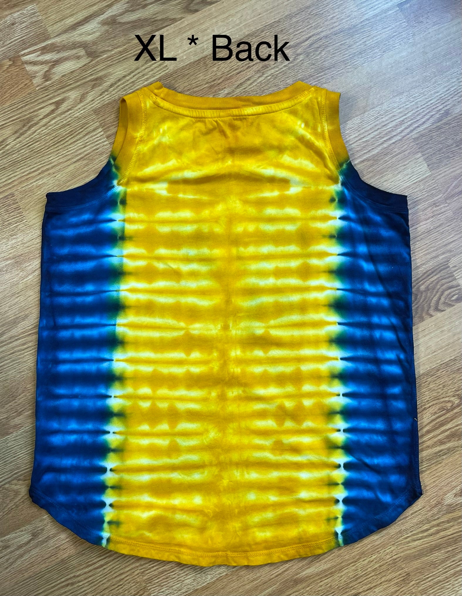 XL* Blue and Gold WV Ladies Loose Fit Tank